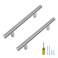 Ravinte 30 Pack 4 inch Brushed Nickel Cabinet Pulls Kitchen Cabinet Handles 638 Overall Length Satin Nickel Kitchen Cabinet Pulls