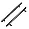 Home Expert 5 Pack 712 Inch Black Cabinet Handles Matte Black Cabinet Pulls Black Dresser Drawer Pulls Stainless Steel Kitchen Cabinet Handles Matte Black 10 Inch Overall Length