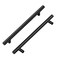 Home Expert 5 Pack 712 Inch Black Cabinet Handles Matte Black Cabinet Pulls Black Dresser Drawer Pulls Stainless Steel Kitchen Cabinet Handles Matte Black 10 Inch Overall Length