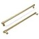 khtumeware 6 Pack 12 Inch305mm Champagne Bronze Cabinet Pulls Brushed Brass Kitchen Cabinet Handles Extra Long Gold Cabinet Pulls Kitchen Cabinet Hardware for Cupboard Drawer Pulls Dresser Handle