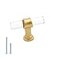 Goldenwarm 10 Pack Crystal Drawer Knobs Gold Cabinet Knobs Single Hole T Bar Lucite Acrylic Kitchen Hardware for Kitchen Cupboard Bathroom