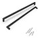 KNOBWELL 10 Pack 1235 Hole Spacing Long Cabinet Pulls Kitchen Cabinet Handles Stainless Steel Matte Black Dresser Drawer Pulls Overall Length 13