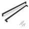 KNOBWELL 10 Pack 1235 Hole Spacing Long Cabinet Pulls Kitchen Cabinet Handles Stainless Steel Matte Black Dresser Drawer Pulls Overall Length 13