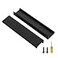 Ravinte 20 Pack Finger Pulls for Cabinets 150mm59 Length Black Edge Pulls Matte Black Finger Cabinet Concealed Handles for Kitchen Drawer Tab Handle