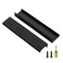 Ravinte 20 Pack Finger Pulls for Cabinets 150mm59 Length Black Edge Pulls Matte Black Finger Cabinet Concealed Handles for Kitchen Drawer Tab Handle