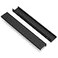 Ravinte 10 Pack Finger Pulls for Cabinets 200mm787 Length Black Edge Pulls Matte Black Finger Cabinet Concealed Handles for Kitchen Drawer Tab Handle