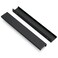 Ravinte 10 Pack Finger Pulls for Cabinets 200mm787 Length Black Edge Pulls Matte Black Finger Cabinet Concealed Handles for Kitchen Drawer Tab Handle