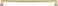 Atlas Homewares A107WB Oskar Collection Pull Warm Brass