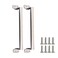 Tokatuker 2pcs Stainless Steel Gate Handle Big 22cm8710 Barn Door Pull Hardware for Kitchen Outdoor Fence Pantry Big