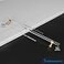 Goldenwarm 5 Pack 10 Inch Matte Gold Cabinet Pull Clear Acrylic Furniture Hardware Glass Cabinet Hardware for Kitchen Cupboard Bathroom