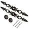 BQLZR 2PCS Antique Cabinet Pulls Wardrobe PullVintage Cabinet Hardware European Style Door Handle Drawer pulls Zinc Alloy Furniture Knobs Pull 866inch with 4 Screws