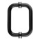 CRL 6 Oil Rubbed Bronze BM Series Tubular BacktoBack Pull Handle with Metal Washers