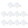Pastlla Finger Edge Pull Arc Modern Finger Edge Pulls Tab Pull Furniture Aluminum Handles Hidden Concealed Tab Pulls for Home Kitchen Living Room Door Drawer Cabinet White 126 CC 10Pcs