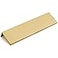Goldenwarm 10 Pack Gold Finger Edge Pulls Drawer Finger Pulls Champagne Gold Kitchen Hardware Handles Bedroom Dresser Drawers5in Hole Center