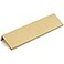 Goldenwarm 15 Pack Gold Finger Edge Pulls Drawer Finger Pulls Champagne Gold Kitchen Hardware Handles Bedroom Dresser Drawers5in Hole Center