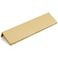 Goldenwarm 15 Pack Gold Finger Edge Pulls Drawer Finger Pulls Champagne Gold Kitchen Hardware Handles Bedroom Dresser Drawers5in Hole Center