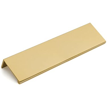 Goldenwarm 15 Pack Gold Finger Edge Pulls Drawer Finger Pulls Champagne Gold Kitchen Hardware Handles Bedroom Dresser Drawers5in Hole Center