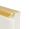 goldenwarm 10 Pack 10 Inch Matte Gold Finger Pulls Cabinet Edge Pulls Brushed Brass Drawer Handles Edge Hardware for Kitchen Cupboard