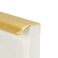 goldenwarm 10 Pack 10 Inch Matte Gold Finger Pulls Cabinet Edge Pulls Brushed Brass Drawer Handles Edge Hardware for Kitchen Cupboard