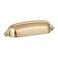 HARPOON 10 Pack Bin Cup Handle PullsVintage Drawer PullsCabinet HardwareShell Handle378 Inch Champagne Gold