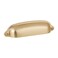 HARPOON 10 Pack Bin Cup Handle PullsVintage Drawer PullsCabinet HardwareShell Handle378 Inch Champagne Gold
