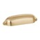 HARPOON 10 Pack Bin Cup Handle PullsVintage Drawer PullsCabinet HardwareShell Handle378 Inch Champagne Gold