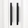 Peaha 10 Pack 5 inch Black Handles for Cabinets Long Black Cabinet Handles Kitchen Drawer Pulls Extra Long Cabinet Pulls Modern Hardware