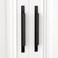 Peaha 10 Pack 5 inch Black Handles for Cabinets Long Black Cabinet Handles Kitchen Drawer Pulls Extra Long Cabinet Pulls Modern Hardware