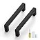 Ravinte 15 Pack Black Cabinet Pulls 412 Inch Square Kitchen Cabinet Handles Matte Black Kitchen Hardware for Drawer Pulls Drawer Handles Come with Screwdriver