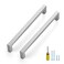 Ravinte 20 Pack Brushed Nickel Kitchen Cabinet Handles 8 Inch Cabinet Pulls Square Kitchen Hardware for Cabinet Drawer Pulls Drawer Handles Come with Screwdriver