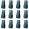 ANJUU 12 Pack Leather Drawer Pulls Handmade Leather Pulls Handles Leather knobs Cabinet Hardware Drawer pulls for Dresser Cabinet Drawer Doors and ClosetTeal Blue