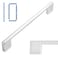 KOOFIZO 10 Pack 614 Inch Wide Foot Cabinet Bar Pulls Polished Chrome Modern Solid Handles for Kitchen Cupboard Door Bedroom Dresser Drawer Bathroom Wardrobe Hardware