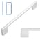 KOOFIZO 10 Pack 614 Inch Wide Foot Cabinet Bar Pulls Polished Chrome Modern Solid Handles for Kitchen Cupboard Door Bedroom Dresser Drawer Bathroom Wardrobe Hardware