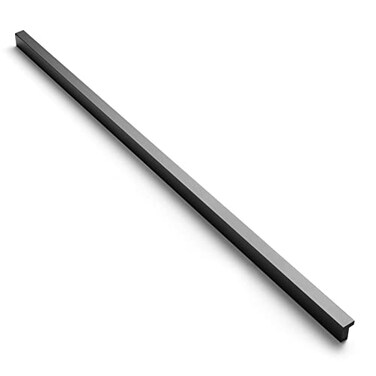 Goo-Ki GooKi Cabinet Handles 12 PCS Black Drawer Pulls 1235 Inch 320mm Hole Centers Tilted Solid Drawer Handles for Kitchen Cabinet Pulls Finger Pull 4402B320