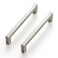 Ravinte 30 Pack Solid 4 Inch Center to Center Slim Square Bar Drawer Handles Cabinet Hardware Brushed Nickel Pulls for Kitchen and Drawers