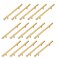 Kitmose 15 Pack Cabinet Pulls Brushed Gold Stainless Steel T Bar Pull Handle for Furniture Kitchen Cabinet Cupboard Drawer Door Handle Pull Knobs Overall Length 778Hole Center 5