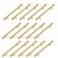 Kitmose 15 Pack Cabinet Pulls Brushed Gold Stainless Steel T Bar Pull Handle for Furniture Kitchen Cabinet Cupboard Drawer Door Handle Pull Knobs Overall Length 778Hole Center 5