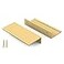 Peaha 10 Pack 3 Inch Gold Cabinet Pulls Kitchen Cabinet Handles Edge Finger Pulls for Cabinets Matte Gold Hardware for Dresser Drawers