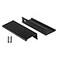 Peaha Edge Pulls Kitchen Cabinet Handles Cabinet Pulls Finger Pulls Black 30 Pack 3in76mm