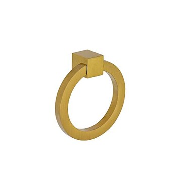 PRIMA Decorative Hardware Prima Decorative Ring Pulls Round 3 Brushed Brass