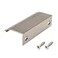 LC LICTOP Curved Edge Pull Handles 315 Inch Edge Finger Tab Handle for Caibnets Drawer Closet Door Wardrobe Cupboard 252 Inch Hole Spacing 30 Pcs Nickel Edge Pulls
