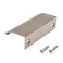 LC LICTOP Curved Edge Pull Handles 315 Inch Edge Finger Tab Handle for Caibnets Drawer Closet Door Wardrobe Cupboard 252 Inch Hole Spacing 30 Pcs Nickel Edge Pulls