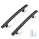 Ravinte OilRubbed Bronze Curved Cabinet Handles Arch Drawer Pulls for Kitchen 4 in Hole Center 30 Pack