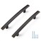 Ravinte OilRubbed Bronze Curved Cabinet Handles Arch Drawer Pulls for Kitchen 4 in Hole Center 30 Pack
