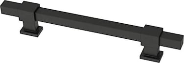 Franklin Brass 5 Pack Matte Black Cabinet Handles Adjustable Drawer Pulls for Kitchen Cabinet Knobs Dressers and Cupboards 138 to 6516 inch 35160mm Hole Center AdjustaPull