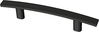 Franklin Brass 10Pack Matte Black Cabinet Handles 3 Inch Hole Center Casual Pulls for Drawers Kitchen Cabinet Door Dressers Arch
