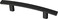 Franklin Brass 10Pack Matte Black Cabinet Handles 3 Inch Hole Center Casual Pulls for Drawers Kitchen Cabinet Door Dressers Arch