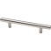 Franklin Brass 10Pack Stainless Steel Cabinet Handles 4 Inch Hole Center Modern Pulls for Drawers Kitchen Cabinet Door Dressers Solid Bar