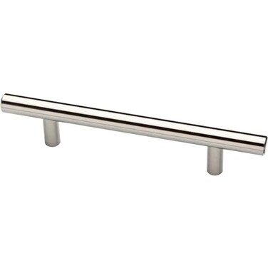 Franklin Brass 10Pack Stainless Steel Cabinet Handles 4 Inch Hole Center Modern Pulls for Drawers Kitchen Cabinet Door Dressers Solid Bar