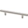 Franklin Brass 10Pack Stainless Steel Cabinet Handles 4 Inch Hole Center Modern Pulls for Drawers Kitchen Cabinet Door Dressers Solid Bar